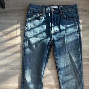 RE/DONE Straight Leg Jeans!